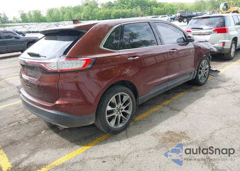 2015 Ford Edge Titanium from USA, damaged, VIN 2FMTK3K9XFBB47532